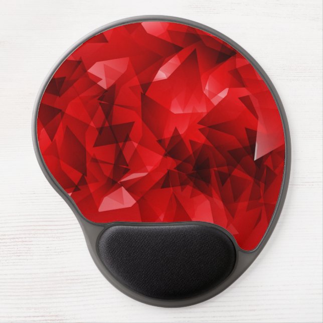 Abstract Red Background-51083 Gel Mouse Pad (Front)