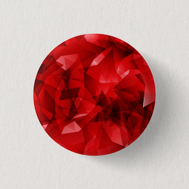 Abstract Red Background Button (Front)