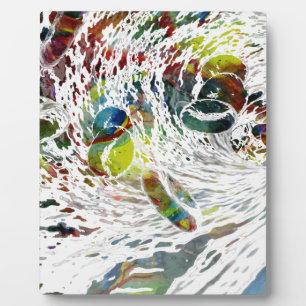Abstract Red Blood Cells Medical Gifts Plaque