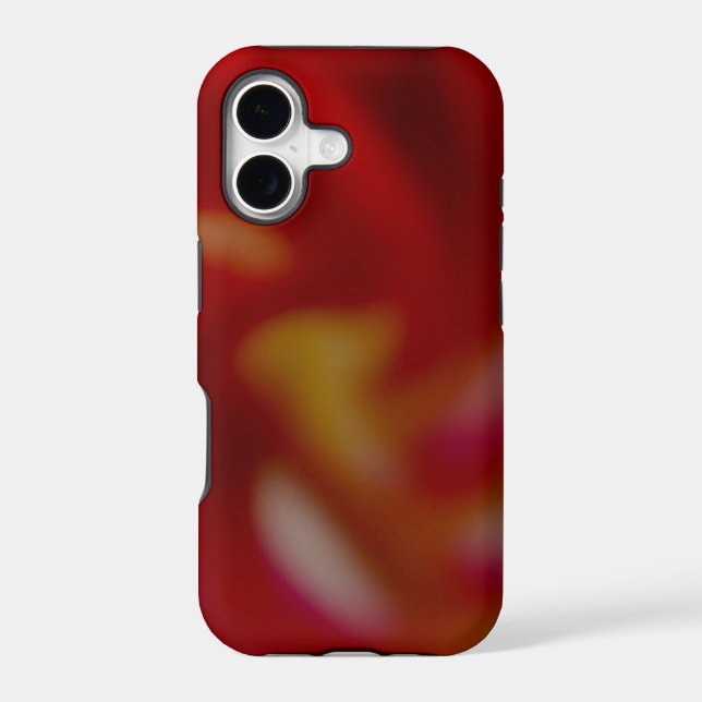 Abstract Red Blur Iphone Case (Back)