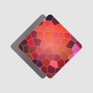 Abstract Red Car Magnet