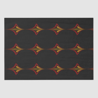 Abstract Red Diamond Tissue Paper