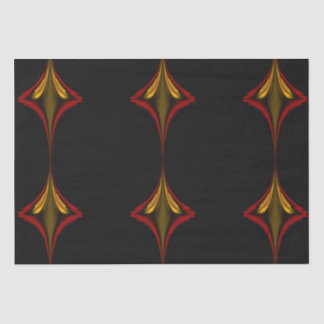 Abstract Red Diamond Tissue Paper