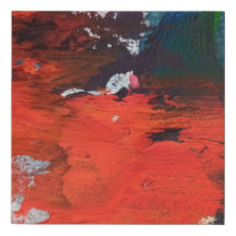 Abstract Red Dust Modern