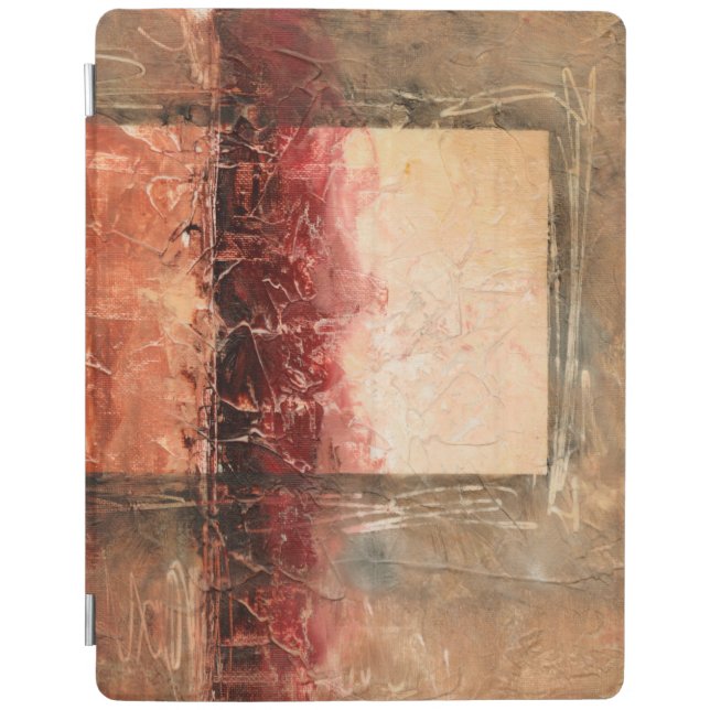 Abstract Red Landscape iPad Smart Cover (Front)