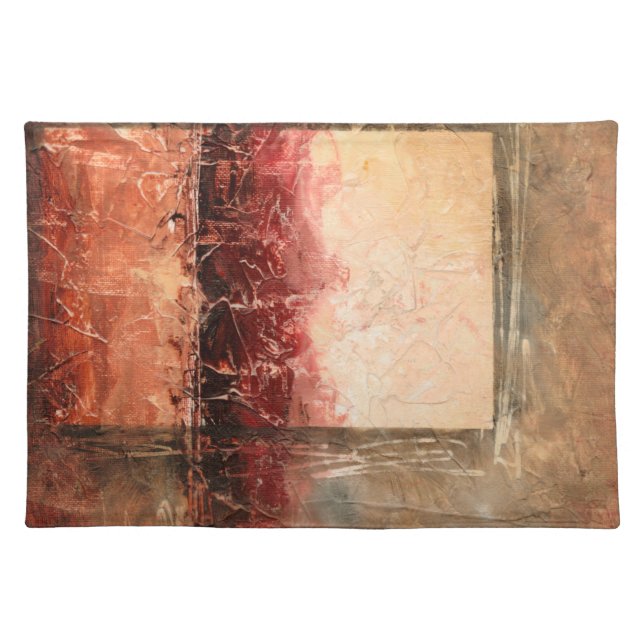 Abstract Red Landscape Placemat (Front)