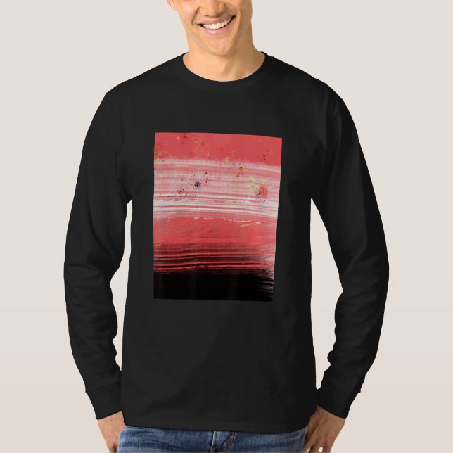 Abstract Red Landscape T-Shirt (Front)