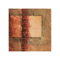 Abstract Red Landscape