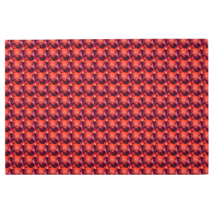 Abstract Red Metal Print