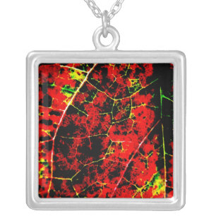 Abstract Red Necklace