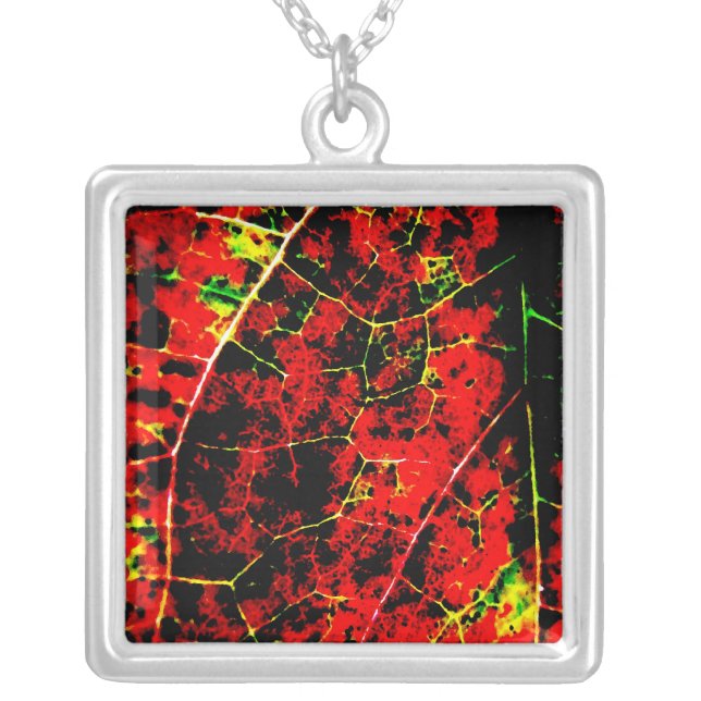Abstract Red Necklace (Front)