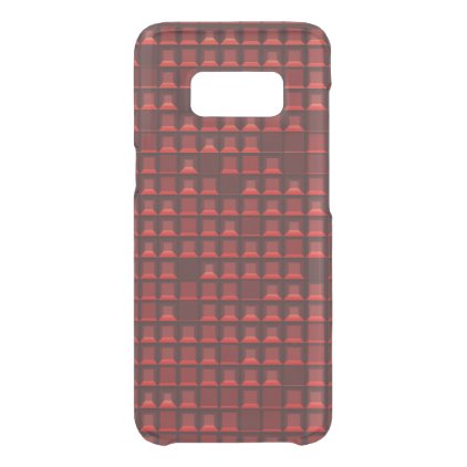 Abstract red topless pyramid 3D-pattern Uncommon Samsung Galaxy S8 Case