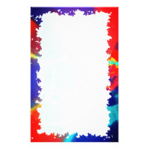 Abstract Red White Blue Flyer