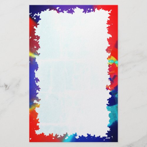 Abstract Red White Blue Flyer