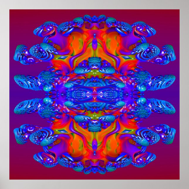 Abstract Reflections Poster (Front)
