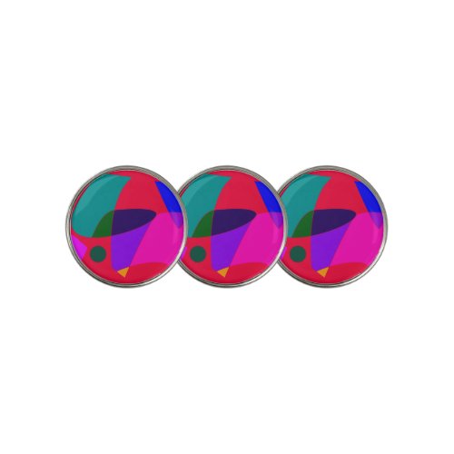 Abstract Relax 21 Sonata Golf Ball Marker