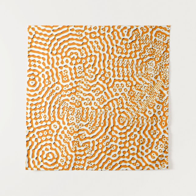 Abstract repeating endless seamless texture watera tapestry (Front)