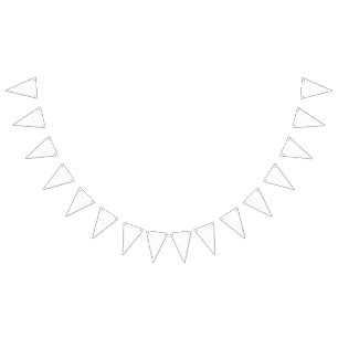 Abstract repeating pattern of small, scattered, da bunting flags