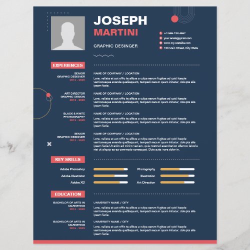 Abstract Resume CV  Letter