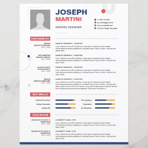 Abstract Resume CV  Letter