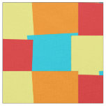 Abstract Retro Color Geometric Pattern #7 Fabric