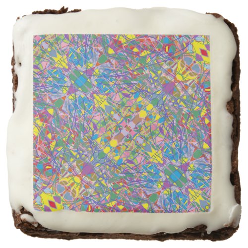 Abstract retro design paper plates floral summer c brownie
