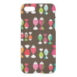 Abstract retro fish underwater pattern 2 iPhone SE/8/7 case
