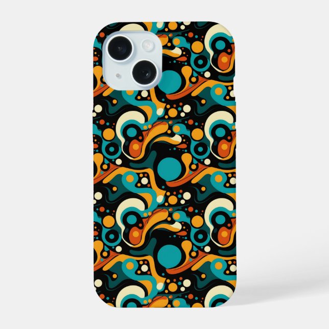 Abstract Retro Funk Iphone Case (Back)