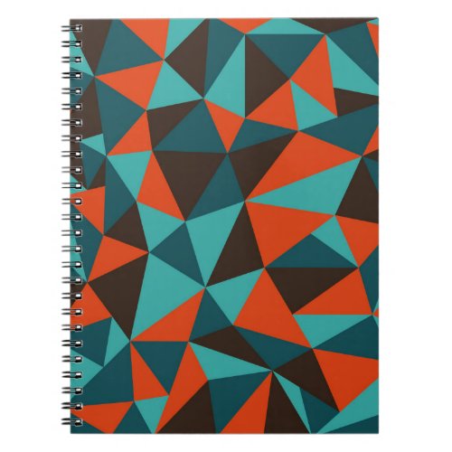 Abstract retro geometrical background _ Vintage Notebook