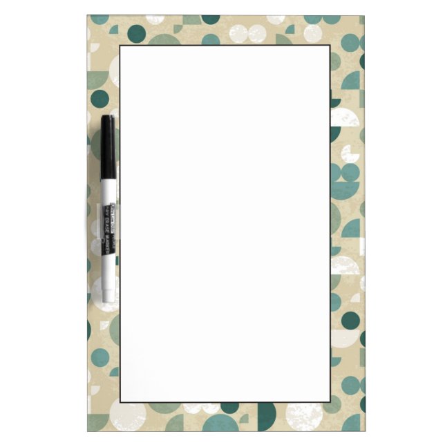 Abstract retro pattern Dry-Erase board (Front)