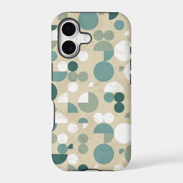 Abstract retro pattern iphone case (Back)