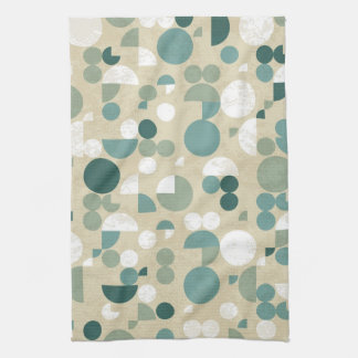 Abstract retro pattern kitchen towel