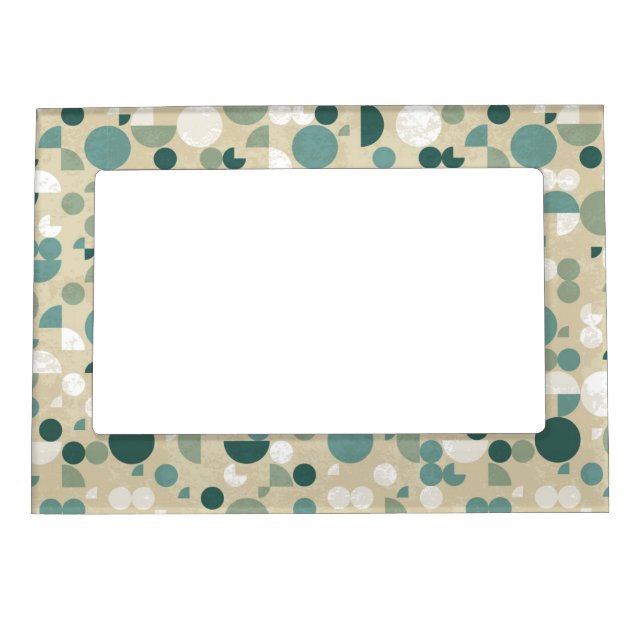 Abstract retro pattern magnetic frame (Front)