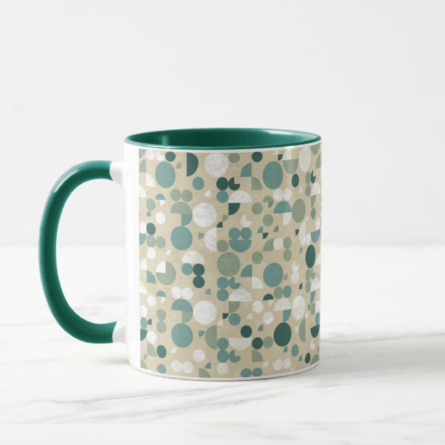 Abstract retro pattern mug (Left)