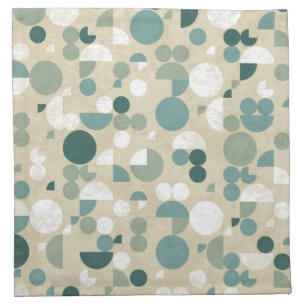 Abstract retro pattern napkin