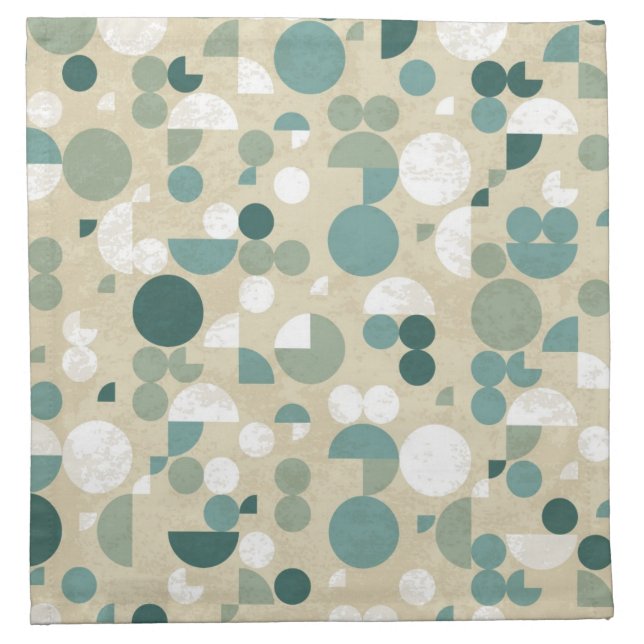 Abstract retro pattern napkin (Front)
