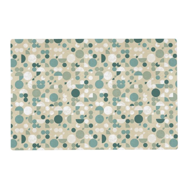 Abstract retro pattern placemat (Front)