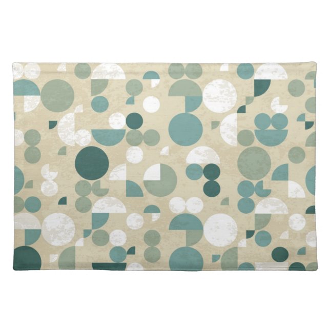 Abstract retro pattern placemat (Front)