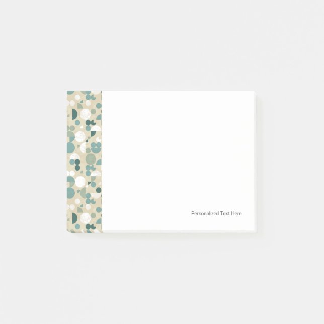 Abstract retro pattern post-it notes (Front)