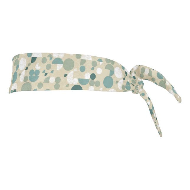 Abstract retro pattern tie headband (Rotate 90)