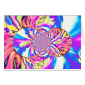Abstract retro pink floral mandala pink orchids (Front Horizontal)