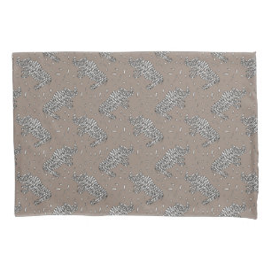 Abstract Rhinoceroses Pillow Case