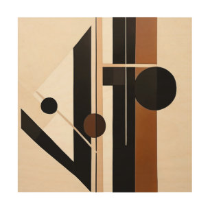 Abstract Rhythm Wood Wall Art