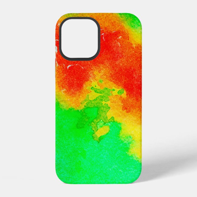 Abstract rich texture artwork. Creative patternabs Iphone Case (Back)