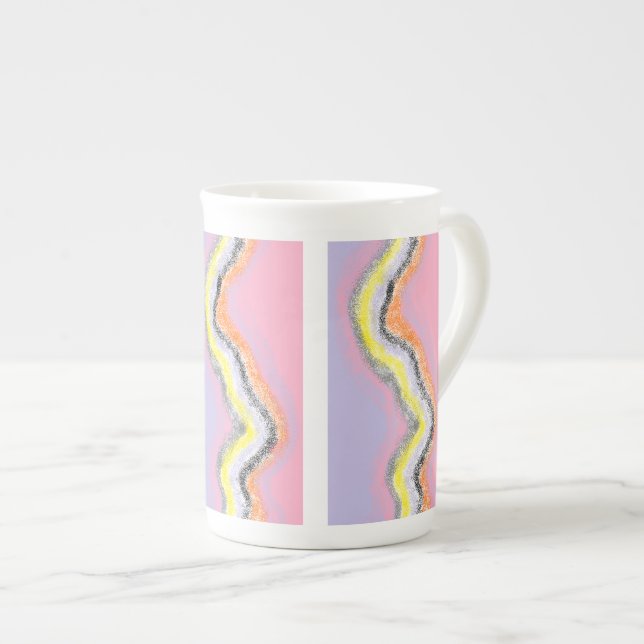 Abstract river mug (Front Right)