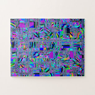 Abstract Rock Pile Pattern Colorful Oversized Jigsaw Puzzle