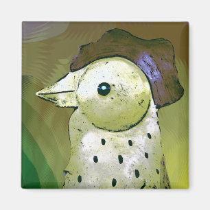 Abstract Rooster 1 Magnet