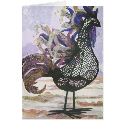 Abstract rooster cards (Front)