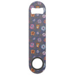 Abstract rose field pattern bar key