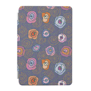 Abstract rose field pattern iPad mini cover